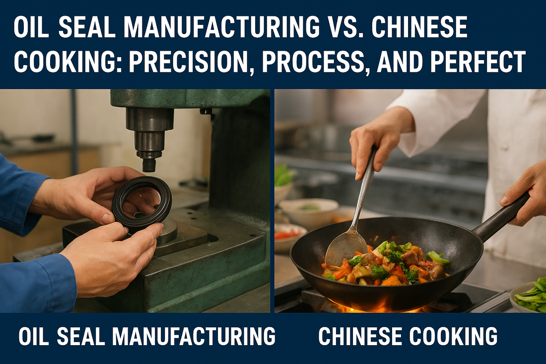 Oil Seal Manufacturing vs. Chinese Cooking: Precision, Process, and Perfection