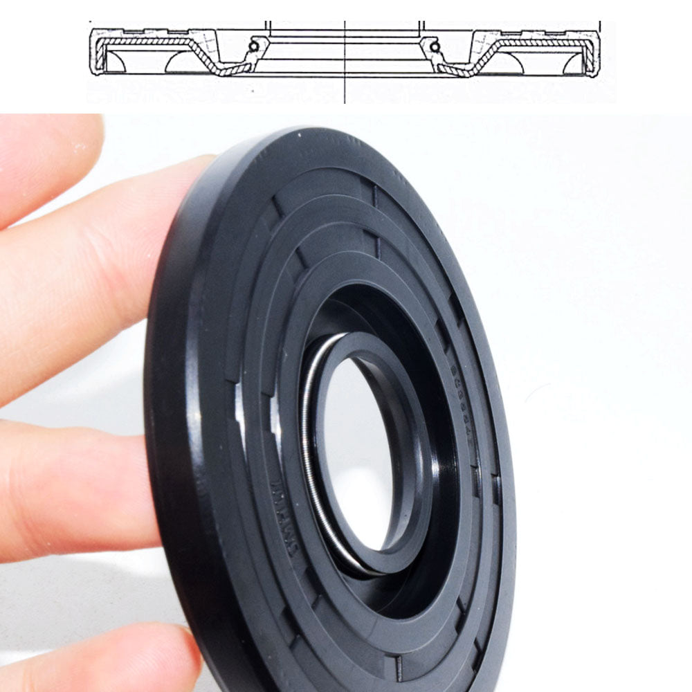 DMHUI BC3554E Oil Seal 24x78x7mm SC Type – Radial Shaft Seal for FANUC Servo Motor, NBR Rubber Dust-Resistant Seal Ring