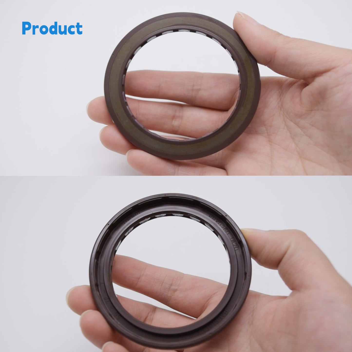High Pressure Rotary Shaft Oil Seals 55x72x7mm, BABSL10FX2 Type FKM Double Lip Hydraulic Pump Motor Seals for Linde HPR160 Pump