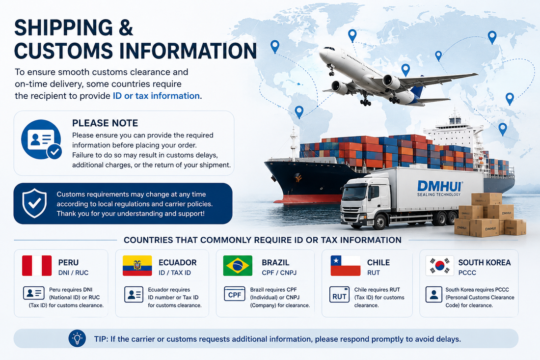 Shipping & Customs Clearance Notice