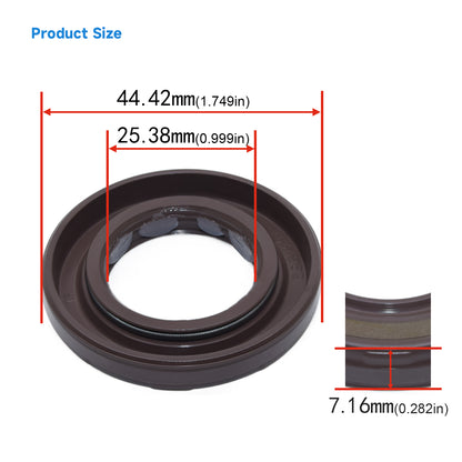 HMSA110 Type FKM Hydraulic Pump Metric Oil Seal 25.38x44.42x7.16mm, Radial shaft Double Lip Oil Seal  534282 for PVQ40, PVE19 Pump