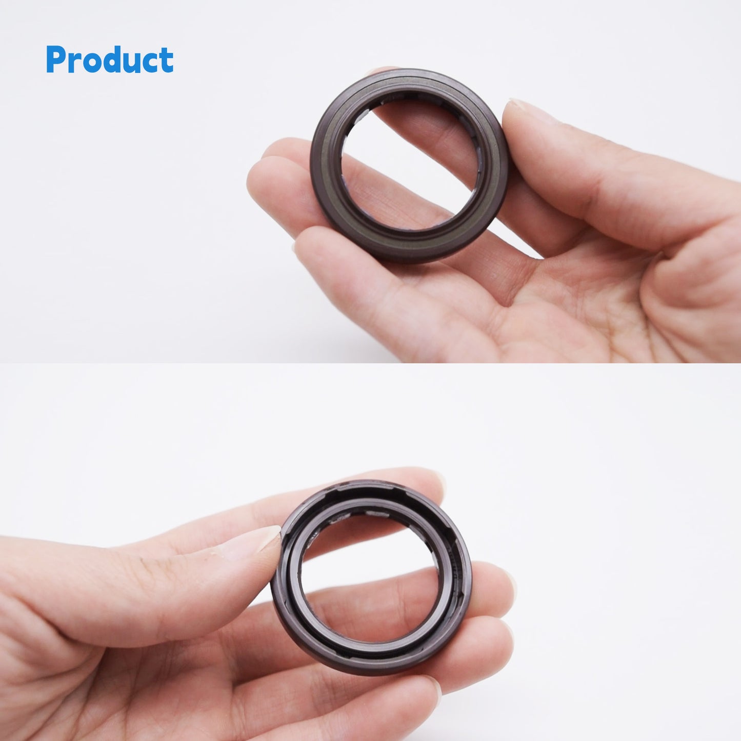 High Pressure Rotary Shaft Oil Seals 30x42x6mm, BABSL10FX2 Type FKM Double Lip Hydraulic Pump Motor Seals