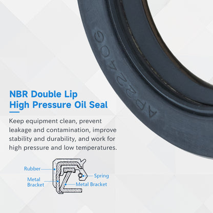 High Pressure Radial Shaft TCN Type Seal 38x58x11mm, Rotary Shaft Hydraulic Pump Motor NBR Metric AP2240G Oil Seals with Triple Skeletons