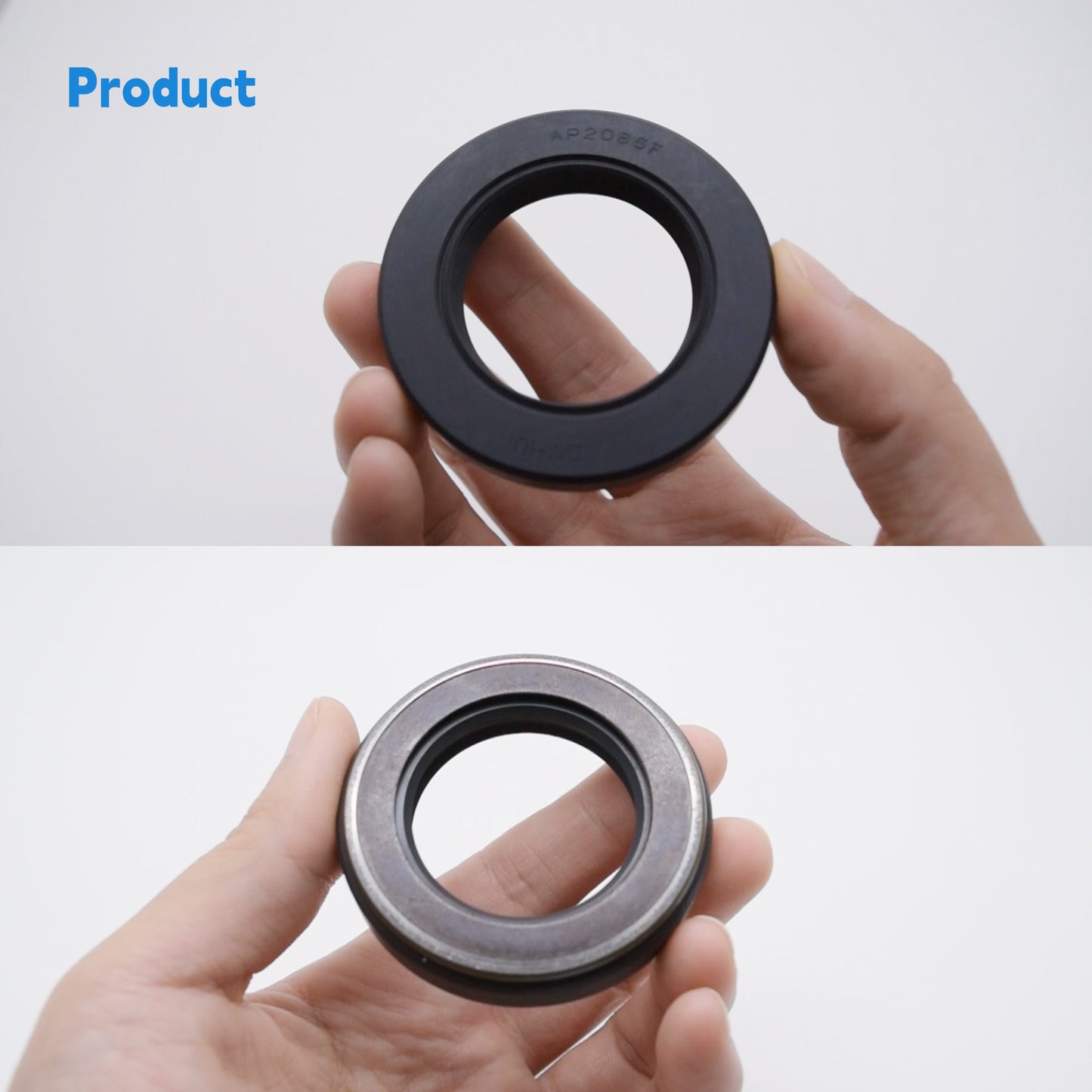 DMHUI High Pressure AP2086F Oil Seal 35x55x12mm TCN Type - Rotary Shaft NBR Rubber Lip Metric Sealing Ring with Triple Skeletons
