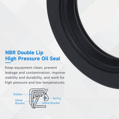 High Pressure Radial Shaft TCN Type Seal 40x60x12mm, Rotary Shaft Hydraulic Pump Motor NBR Metric AP2379 Oil Seals with Triple Skeletons