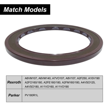 DMHUI High Pressure FKM Mechanical Oil Seal |Match A6VM107 PV180R1L| for Hydraulic Pump Motor